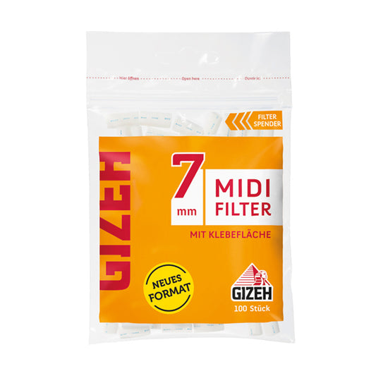 Gizeh (Mascotte) Midi Filter 7mm (100 Stuks)