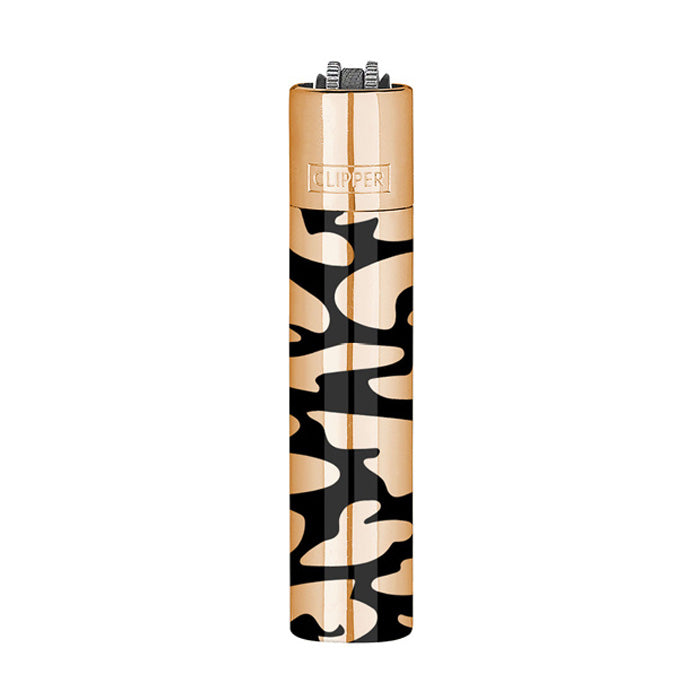 Clipper Classic Large Metal "Camouflage Rose Gold" Aansteker